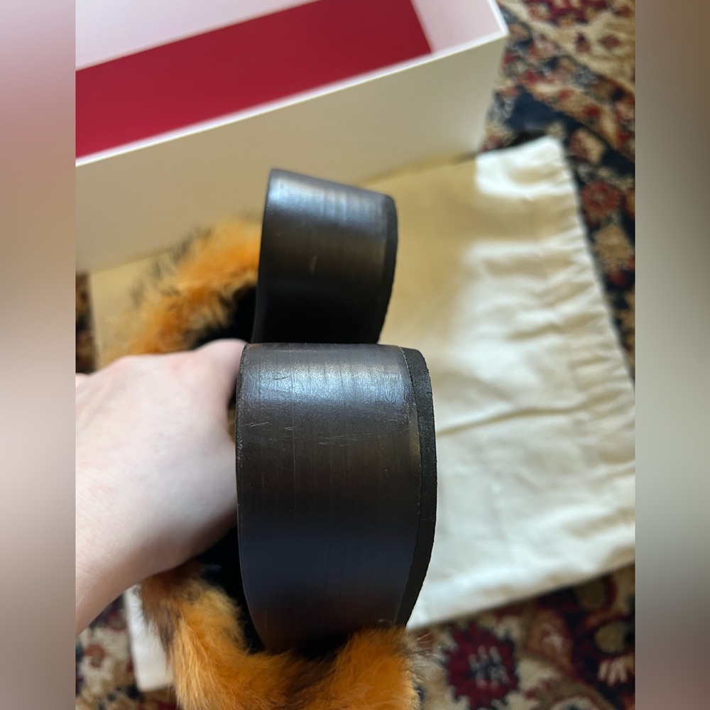 Céline faux fur sandals - Picture 6 of 7